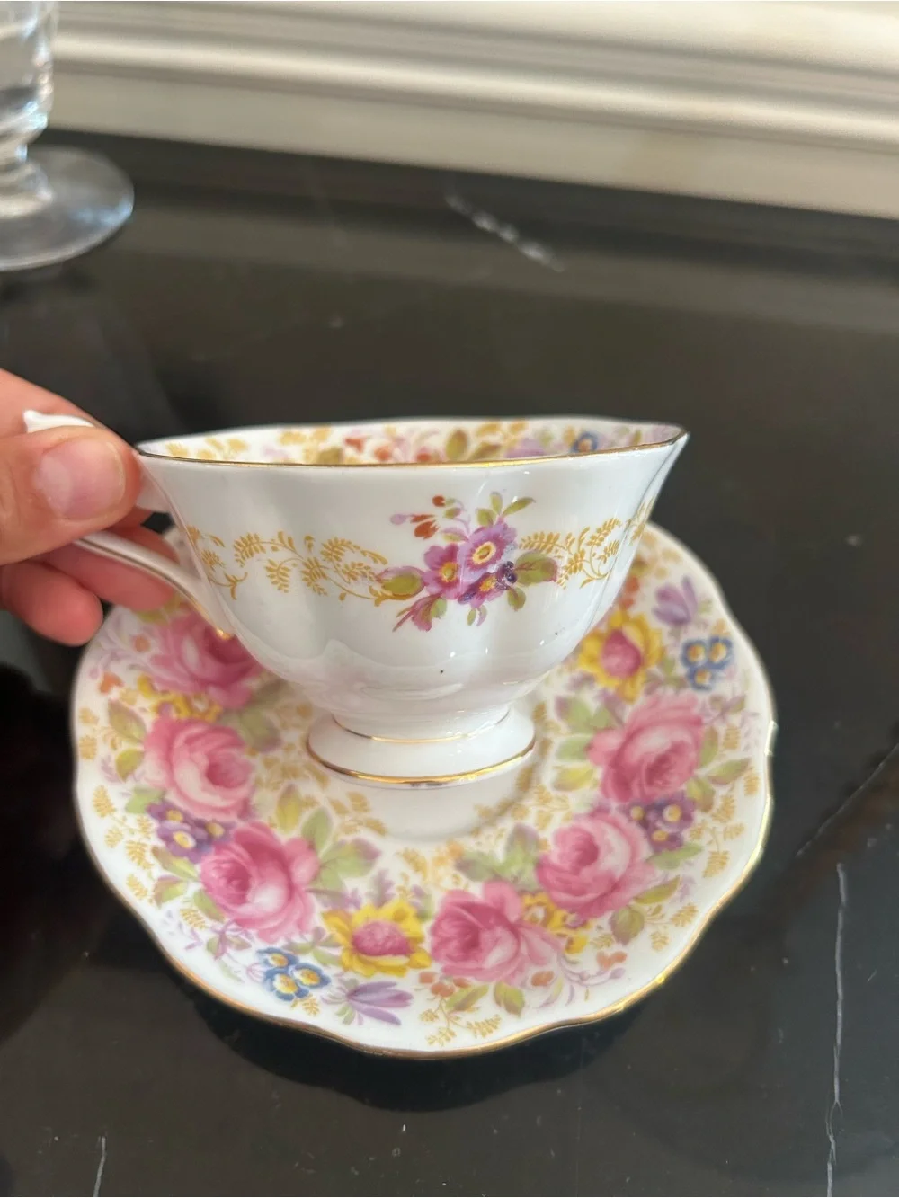 Royal Albert Serena china tea cup and saucer